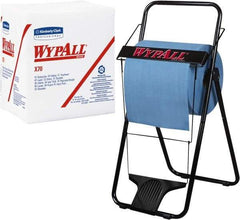 WypAll - X70 1/4 Fold Shop Towel/Industrial Wipes - Poly Pack, 12-1/2" x 12-1/2" Sheet Size, White - Industrial Tool & Supply