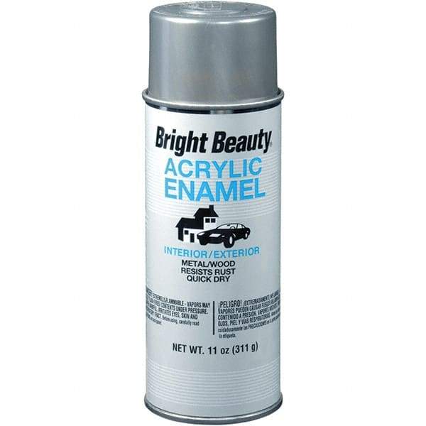Dupli-Color - Chrome, Metallic, Acrylic Enamel Spray Paint - 12 to 14 Sq Ft per Can, 11 oz Container - Industrial Tool & Supply