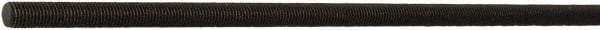 Value Collection - 7/8-9 UNC (Coarse), 3' Long, Stainless Steel General Purpose Threaded Rod - Black Oxide Finish, Right Hand Thread - Industrial Tool & Supply