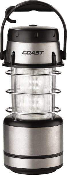 Coast Cutlery - White, Red LED Bulb, 60 Lumens, Industrial/Tactical Flashlight - Gray Stainless Steel Body, 4 C Batteries Not Included - Industrial Tool & Supply