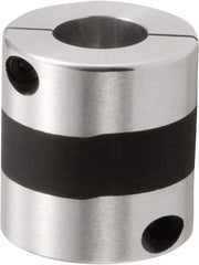 NBK - 6mm Bore, Servo Motor Flexible Coupling - 25mm OD, 32mm OAL, Aluminum Alloy, Clamp Style - Industrial Tool & Supply