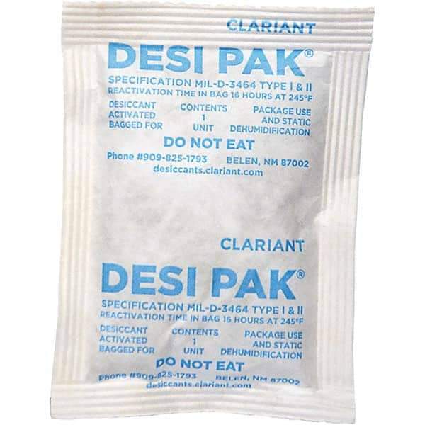 Armor Protective Packaging - Desiccant Packets Material: Clay Packet Size: 1 oz. - Industrial Tool & Supply