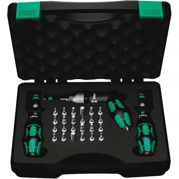 Wera - Torque Limiting Screwdrivers Type: Adjustable Torque Kit Minimum Torque (Nm): 0.30 - Industrial Tool & Supply
