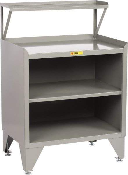 Little Giant - Receiving Station - 36 Inch Wide x 24 Inch Deep x 54-1/2 Inch High, Gray - Industrial Tool & Supply