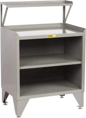 Little Giant - Receiving Station - 36 Inch Wide x 24 Inch Deep x 54-1/2 Inch High, Gray - Industrial Tool & Supply