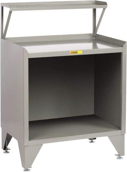 Little Giant - Receiving Station - 36 Inch Wide x 24 Inch Deep x 54-1/2 Inch High, Gray - Industrial Tool & Supply