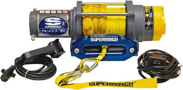 Superwinch - 4,500 Lb Capacity, 50' Cable Length, ATV Winch - Industrial Tool & Supply