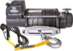 Superwinch - 11,500 Lb Capacity, 80' Cable Length, Automotive Heavy-Duty Recovery Winch - Industrial Tool & Supply