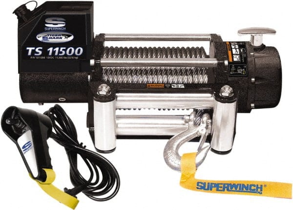 Superwinch - 11,500 Lb Capacity, 84' Cable Length, Automotive Heavy-Duty Recovery Winch - Industrial Tool & Supply