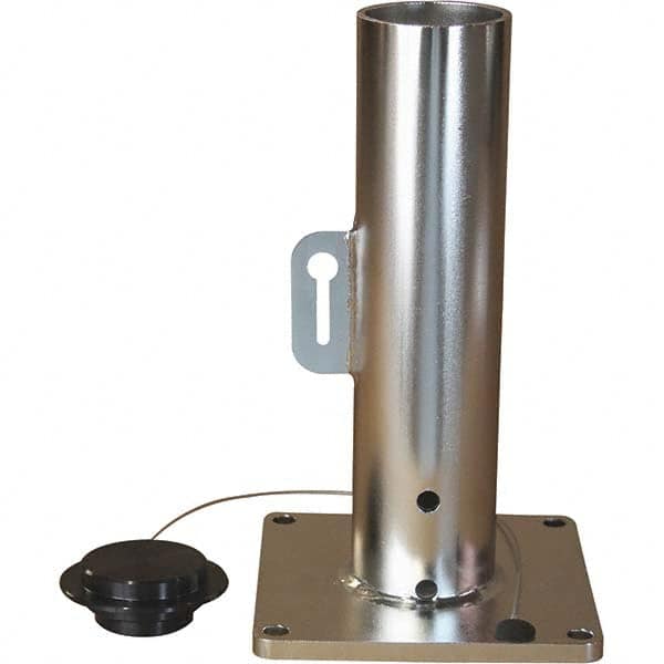 THERN - Davit Crane Bases Base Type: Pedestal Base Finish/Coating: Stainless Steel - Industrial Tool & Supply