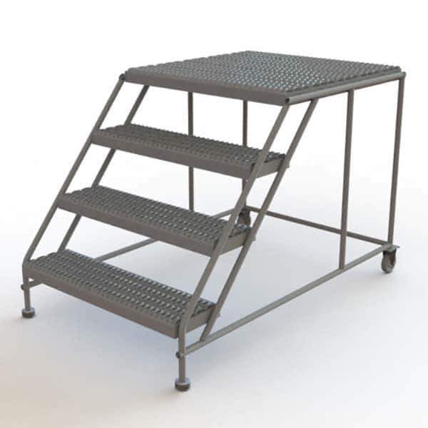 TRI-ARC - Rolling & Wall Mounted Ladders & Platforms Type: Rolling Work Platform Style: Steel Work Platform - Industrial Tool & Supply