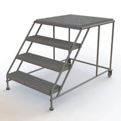 TRI-ARC - Rolling & Wall Mounted Ladders & Platforms Type: Rolling Work Platform Style: Steel Work Platform - Industrial Tool & Supply