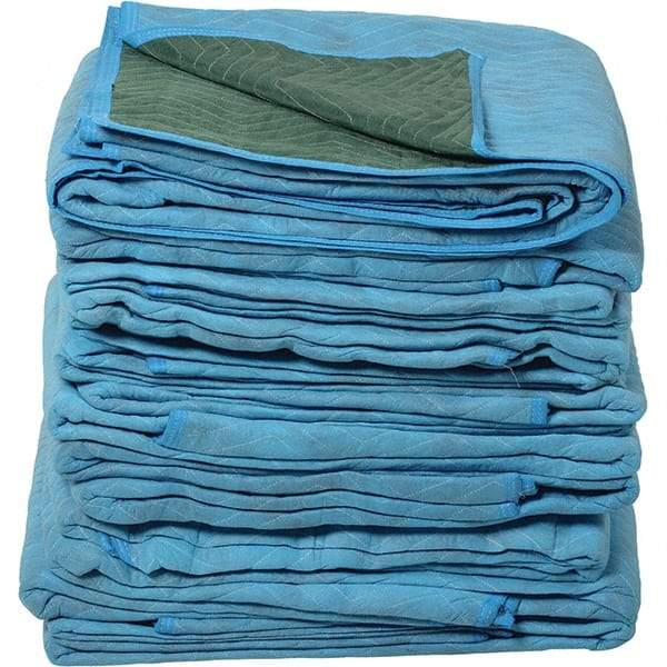 Vestil - 80" Long x 72" Wide Cotton/Polyester Tarp & Dust Cover - Blue - Industrial Tool & Supply