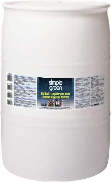 Simple Green - 55 Gal Drum Cleaner/Degreaser - Liquid, Alkaline, Unscented - Industrial Tool & Supply