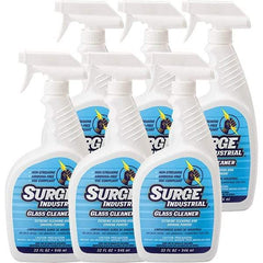 Surge Industrial - 32 oz Spray Bottle Light Citrus Glass Cleaner - Use on Glass - Industrial Tool & Supply
