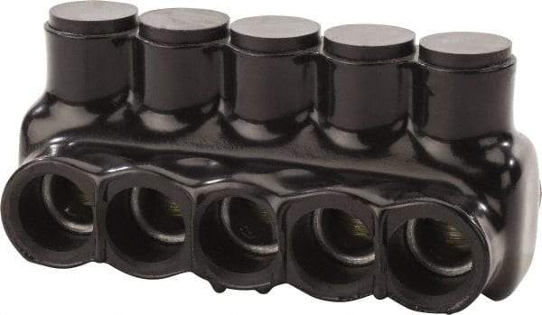 POLARIS nsi - 6 AWG, Class B & C Wire Compatible, Aluminum, Hex Split Bolt Connector - 4.66" OAL, 2.28" Base Width - Industrial Tool & Supply