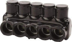 POLARIS nsi - 6 AWG, Class B & C Wire Compatible, Aluminum, Hex Split Bolt Connector - 4.66" OAL, 2.28" Base Width - Industrial Tool & Supply