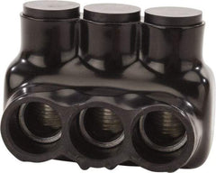 POLARIS nsi - 6 AWG, Class B & C Wire Compatible, Aluminum, Hex Split Bolt Connector - 2.93" OAL, 2.28" Base Width - Industrial Tool & Supply