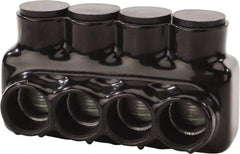 POLARIS nsi - Class B & C Wire Compatible, Aluminum, Hex Split Bolt Connector - 6.38" OAL, 3.41" Base Width - Industrial Tool & Supply