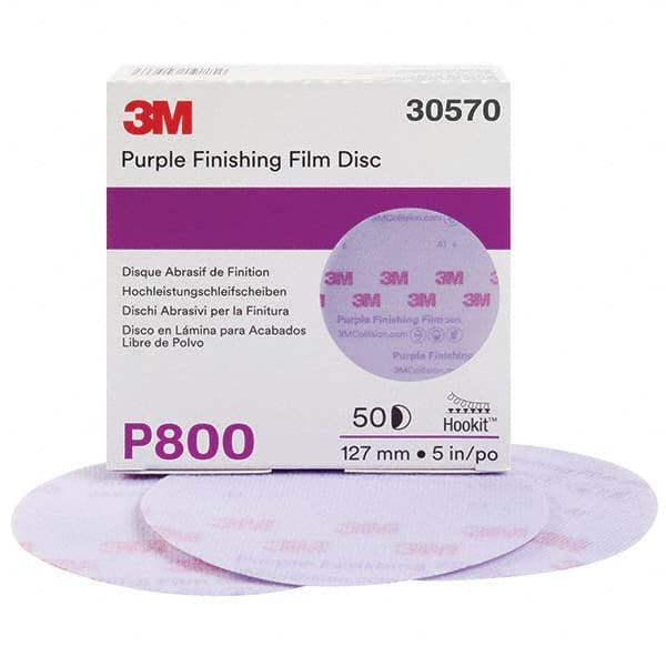 3M - Hook & Loop Discs Abrasive Type: Film Disc Disc Diameter (Inch): 5 - Industrial Tool & Supply