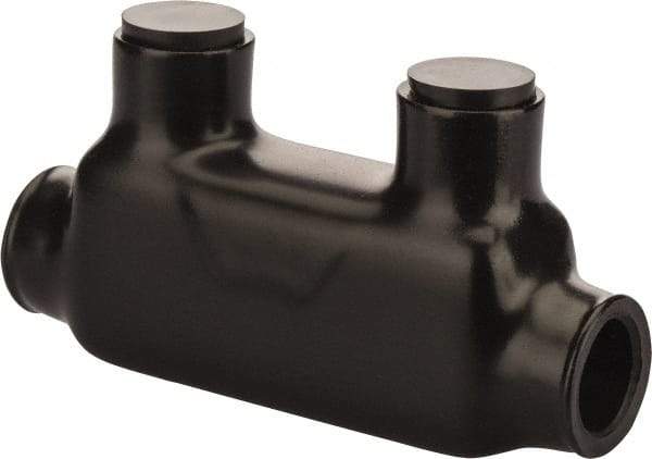 POLARIS nsi - 6 AWG, Class B & C Wire Compatible, Aluminum, Hex Split Bolt Connector - 4.47" OAL, 1.32" Base Width - Industrial Tool & Supply