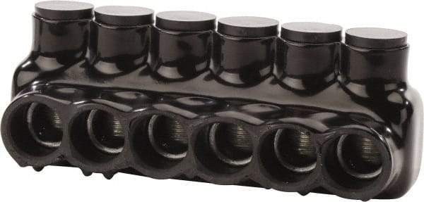 POLARIS nsi - 6 AWG, Class B & C Wire Compatible, Aluminum, Hex Split Bolt Connector - 5.52" OAL, 2.28" Base Width - Industrial Tool & Supply