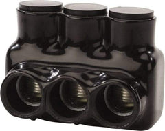 POLARIS nsi - 6 AWG, Class B & C Wire Compatible, Aluminum, Hex Split Bolt Connector - 2.93" OAL, 2.03" Base Width - Industrial Tool & Supply