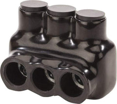 POLARIS nsi - 14 to 1/0 AWG, Class B & C Wire Compatible, Aluminum, Hex Split Bolt Connector - 2.24" OAL, 1-1/2" Base Width - Industrial Tool & Supply