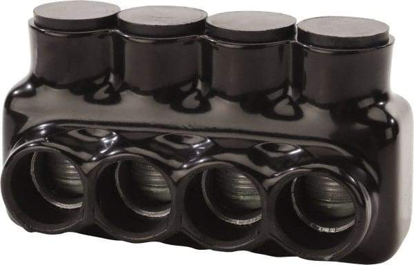 POLARIS nsi - 4 AWG, Class B & C Wire Compatible, Aluminum, Hex Split Bolt Connector - 5.24" OAL, 2.83" Base Width - Industrial Tool & Supply