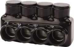 POLARIS nsi - 4 AWG, Class B & C Wire Compatible, Aluminum, Hex Split Bolt Connector - 5.24" OAL, 2.83" Base Width - Industrial Tool & Supply