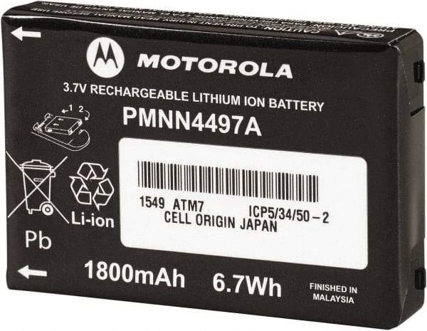 Motorola - Two Way Radio Battery - Lithium, Series CLS - Industrial Tool & Supply