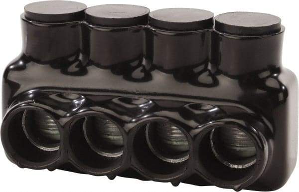 POLARIS nsi - 6 AWG, Class B & C Wire Compatible, Aluminum, Hex Split Bolt Connector - 5.85" OAL, 2.96" Base Width - Industrial Tool & Supply