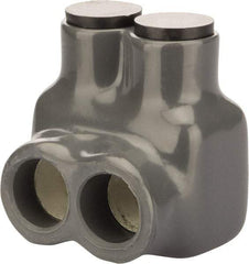 POLARIS nsi - 10 to 1 AWG, Class I, K & M Wire Compatible, Aluminum, Hex Split Bolt Connector - 1.6" OAL, 1.55" Base Width - Industrial Tool & Supply