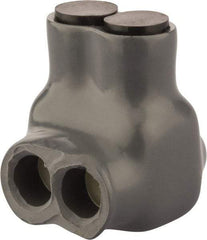 POLARIS nsi - 14 to 6 AWG, Class I, K & M Wire Compatible, Aluminum, Hex Split Bolt Connector - 1.13" OAL, 1.24" Base Width - Industrial Tool & Supply