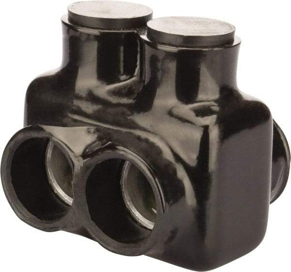 POLARIS nsi - 6 AWG, Class B & C Wire Compatible, Aluminum, Hex Split Bolt Connector - 2.34" OAL, 2.94" Base Width - Industrial Tool & Supply