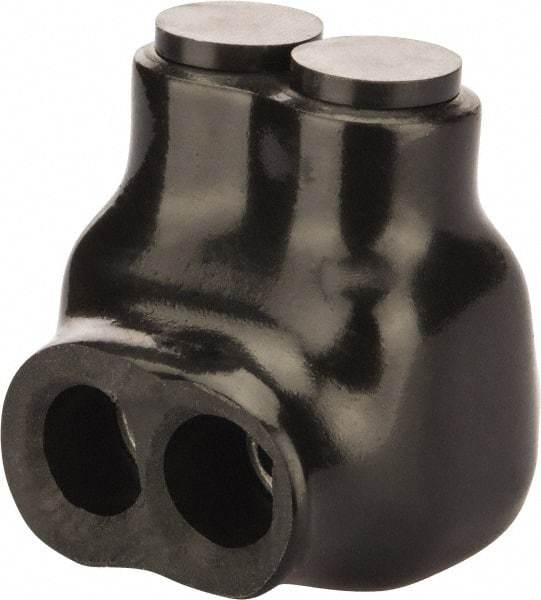 POLARIS nsi - 14 to 4 AWG, Class B & C Wire Compatible, Aluminum, Hex Split Bolt Connector - 1.12" OAL, 1.18" Base Width - Industrial Tool & Supply