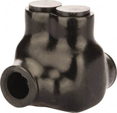 POLARIS nsi - 14 to 4 AWG, Class B & C Wire Compatible, Aluminum, Hex Split Bolt Connector - 1.12" OAL, 1-1/4" Base Width - Industrial Tool & Supply