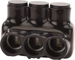 POLARIS nsi - 6 AWG, Class B & C Wire Compatible, Aluminum, Hex Split Bolt Connector - 3.52" OAL, 2.41" Base Width - Industrial Tool & Supply