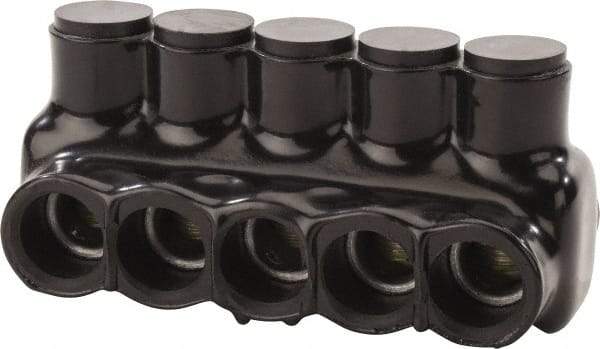 POLARIS nsi - 6 AWG, Class B & C Wire Compatible, Aluminum, Hex Split Bolt Connector - 5.62" OAL, 2.41" Base Width - Industrial Tool & Supply