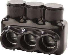 POLARIS nsi - Class B & C Wire Compatible, Aluminum, Hex Split Bolt Connector - 4.95" OAL, 3.41" Base Width - Industrial Tool & Supply