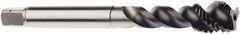 Seco - M12x1.50 Metric 3 Flute 6HX Modified Bottoming Spiral Flute Tap - Powdered Metal, AlTiN Finish, 100mm OAL, Right Hand Flute, Right Hand Thread, H6 - Industrial Tool & Supply