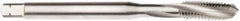 Seco - M6x1.00 Metric 3 Flute 6H Modified Bottoming Spiral Flute Tap - Powdered Metal, Bright Finish, 80mm OAL, Right Hand Flute, Right Hand Thread, H6 - Exact Industrial Supply