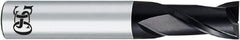 OSG - 1/2", 1-1/2" LOC, 1/2" Shank Diam, 3-1/2" OAL, 2 Flute, Solid Carbide Square End Mill - Single End, WXL Finish, 35° Helix, Centercutting, Right Hand Cut, Right Hand Flute - Industrial Tool & Supply