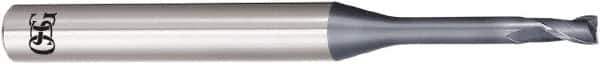 OSG - 5mm, 7.5mm LOC, 6mm Shank Diam, 70mm OAL, 2 Flute, Solid Carbide Square End Mill - Single End, WXL Finish, 30° Helix, Centercutting, Right Hand Cut, Right Hand Flute - Industrial Tool & Supply