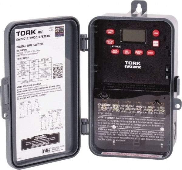 TORK nsi - Electrical Timers & Timer Switches Timer/Switch Type: Electronic Timer Switch Recommended Environment: Indoor/Outdoor - Industrial Tool & Supply