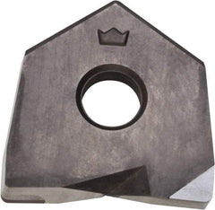 Millstar - BDS0500 Grade CM10 PCD Milling Insert - Uncoated, 0.1" Thick, 1/2" Inscribed Circle, 1/16" Corner Radius - Industrial Tool & Supply