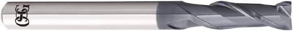 OSG - 5.9mm, 17.7mm LOC, 6mm Shank Diam, 60mm OAL, 2 Flute, Solid Carbide Square End Mill - Single End, WXL Finish, 35° Helix, Centercutting, Right Hand Cut, Right Hand Flute - Industrial Tool & Supply