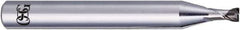 OSG - 2mm, 2 Flute, CBN, 0.1mm Corner Radius End Mill - 50mm OAL, 30° Helix, Right Hand Flute, 1.2mm LOC, Right Hand Cut, - Industrial Tool & Supply