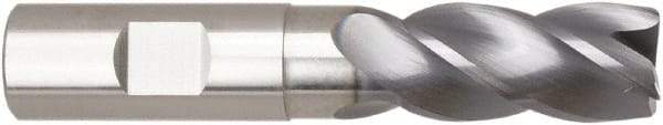 Niagara Cutter - 3/8", 4 Flute, Single End, Solid Carbide, 0.02" Corner Radius End Mill - 3" OAL, Right Hand Flute, 3/4" LOC, Right Hand Cut, 1-1/8" Extended Reach - Industrial Tool & Supply