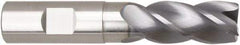 Niagara Cutter - 3/8", 4 Flute, Single End, Solid Carbide, 0.02" Corner Radius End Mill - 3" OAL, Right Hand Flute, 3/4" LOC, Right Hand Cut, 1-1/8" Extended Reach - Industrial Tool & Supply